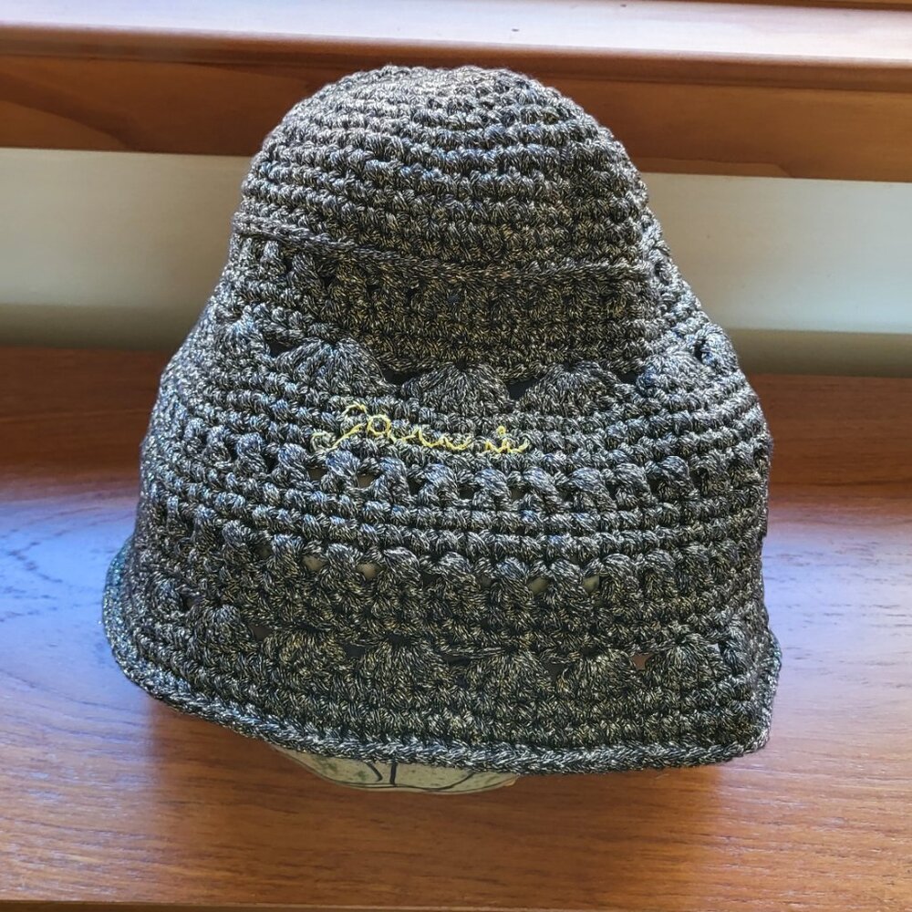 Ganni Bucket Hat Metallic, A5088